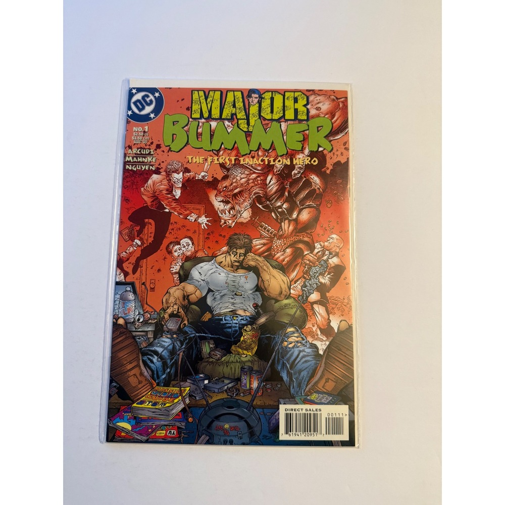 Major Bummer 1 DC Comics 1997 First Inaction Hero Lou Martin Doug Mahnke Arcudi